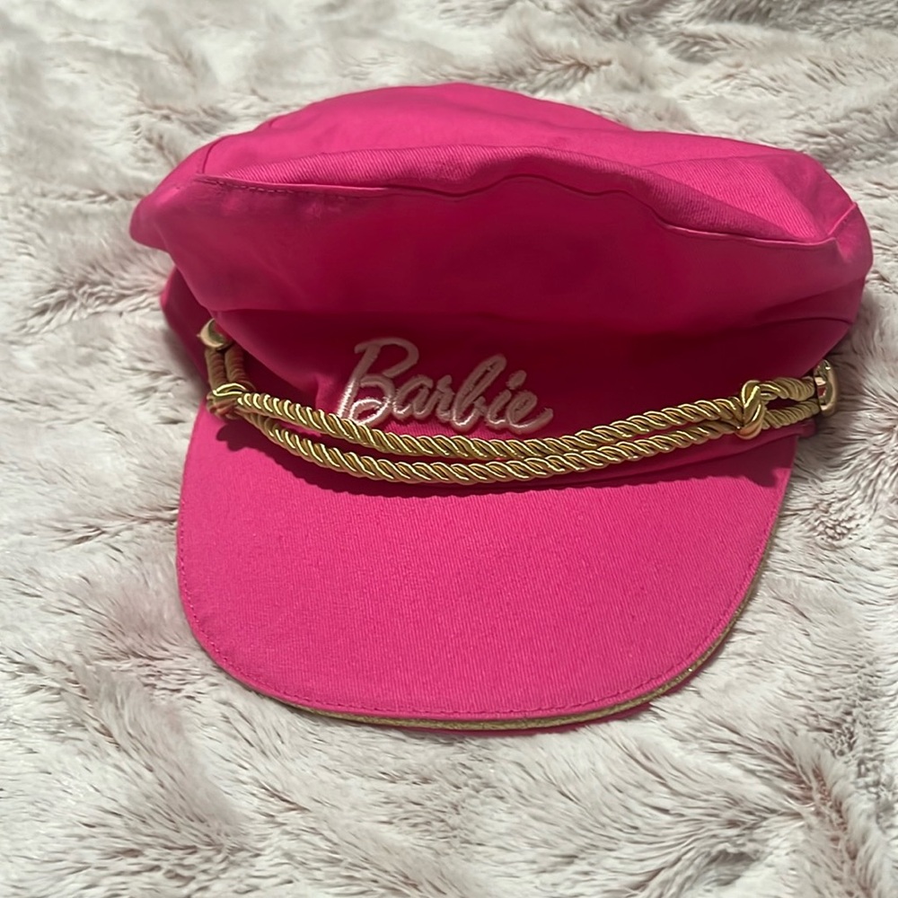 Barbie Pink Captain Hat OS